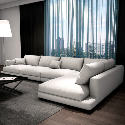 家具製造販売業のリネン ソファーの生地麻布58インチの幅100%の