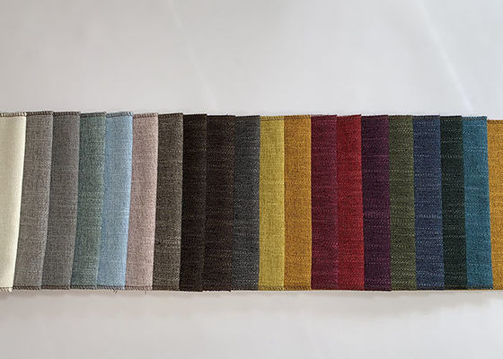 ブラシをかけられたリネン ソファーの生地ののどの粗紡糸の効果の家の織物