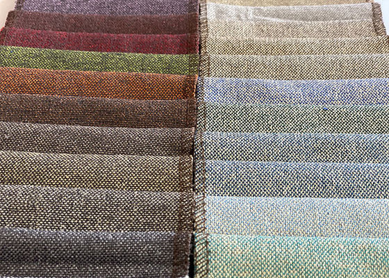 家の織物の供給のカーテンのカーペットのソファー カバーのための熱い販売の有機性リネン綿織物は染められてまいはだを詰める