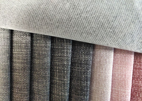 家具のソファーのための多くの色の100%のポリエステル生地のリネン綿織物